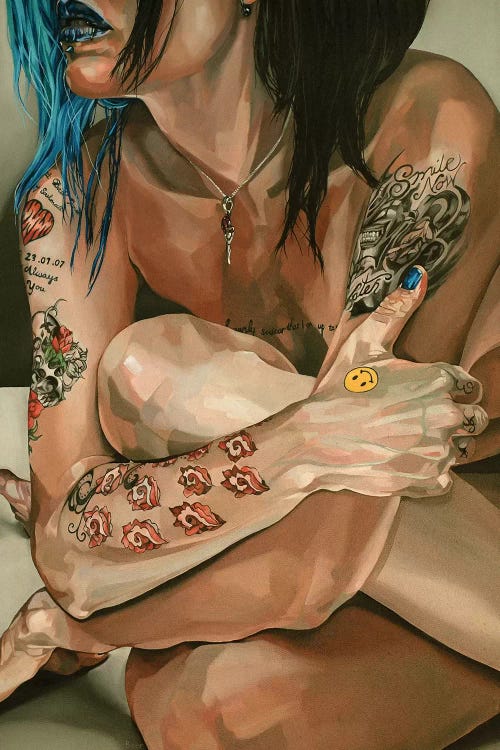 Fleshy Decorated by Jo Beer wall art