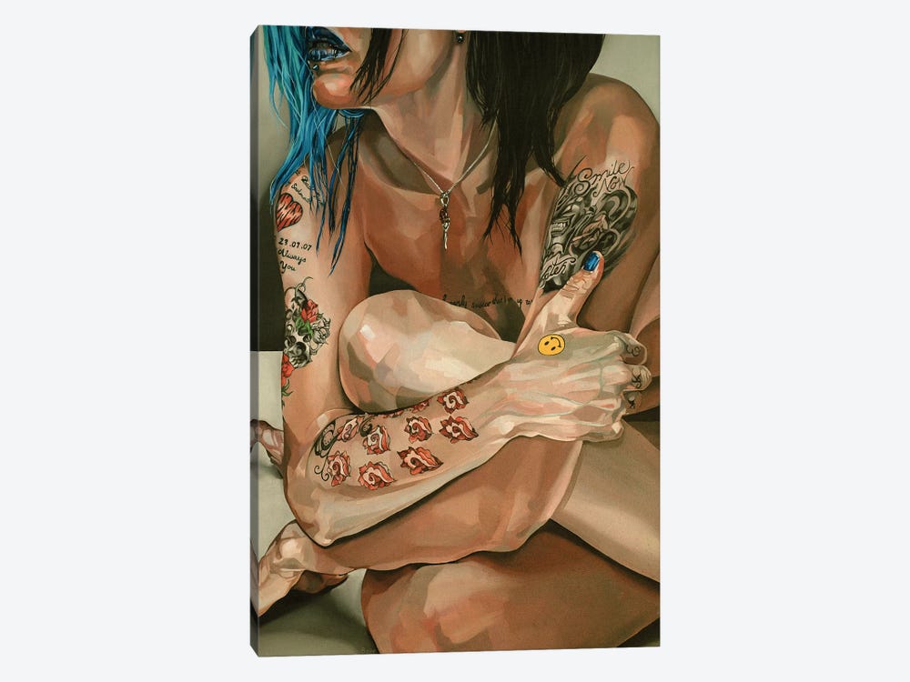 Fleshy Decorated by Jo Beer 1-piece Art Print