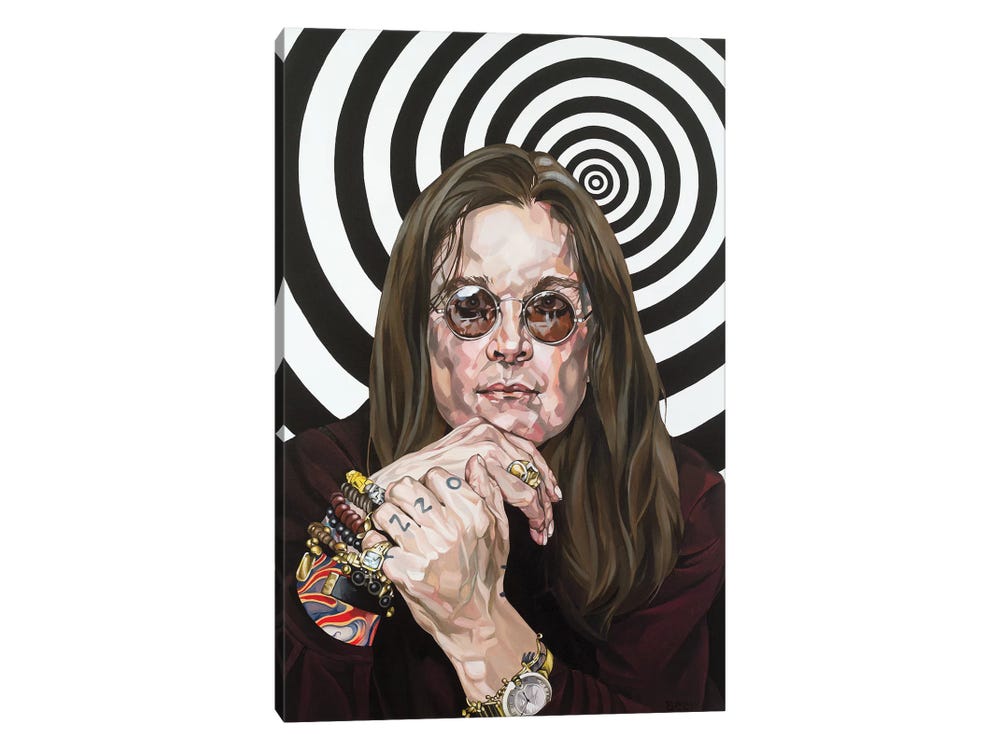 Ozzy Osbourne Canvas Decorative Collectible Printing Painting