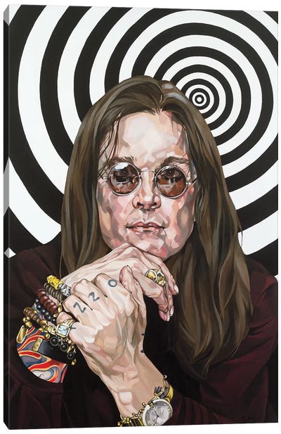 Ozzy Osbourne Canvas Art Print - Jo Beer