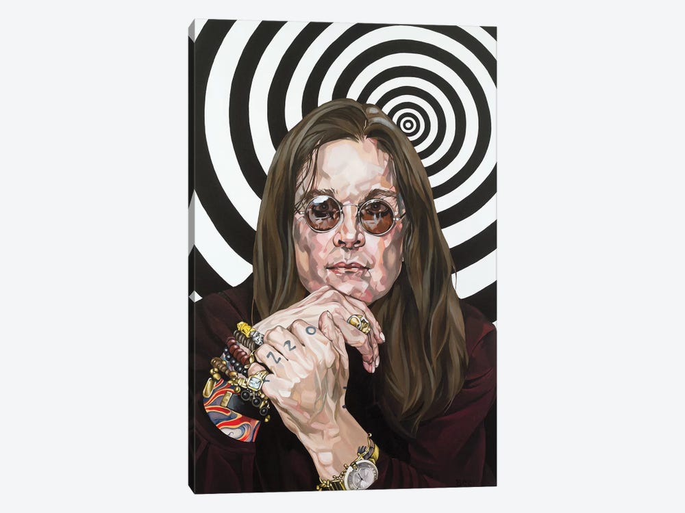 Ozzy Osbourne by Jo Beer 1-piece Canvas Artwork