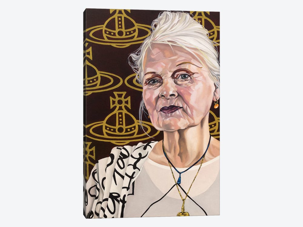 Vivienne With Orbs by Jo Beer 1-piece Canvas Art