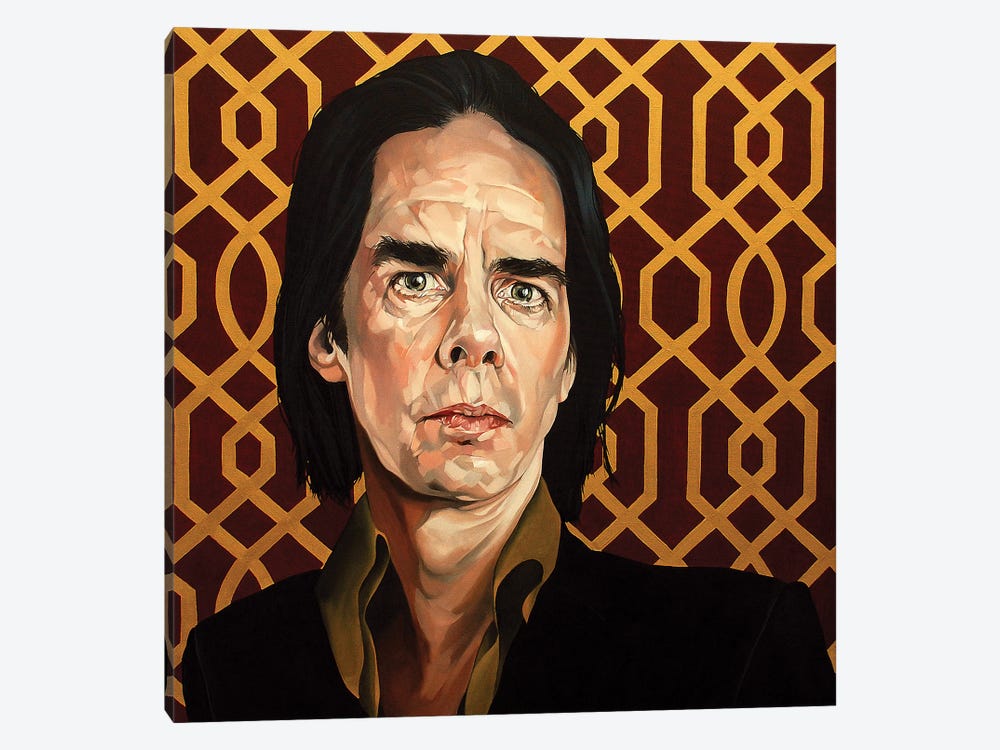 Nick Cave by Jo Beer 1-piece Canvas Art
