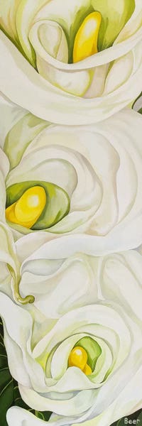 Similar To Georgia O'Keeffe: Calla Lily With Palm by Jo Beer
