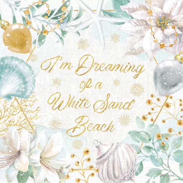 Coastal Christmas: Winter Coast III by Beth Grove