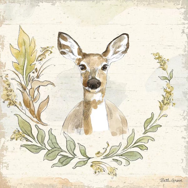 Beth Grove: Woodland Wreath VII by Beth Grove
