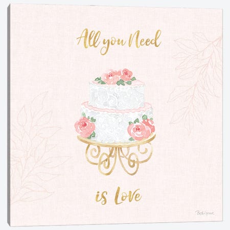 All You Need is Love IX Pink Canvas Print #BEG127} by Beth Grove Canvas Print