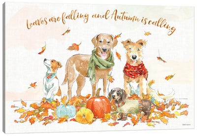 Harvest Dogs I Canvas Art Print - Beth Grove