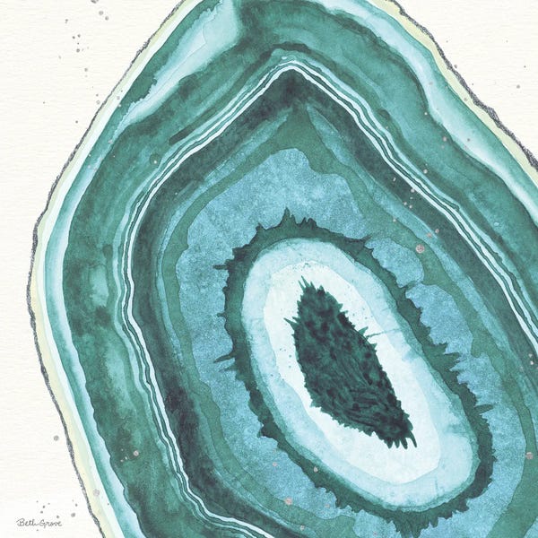 Agates, Geodes & Minerals: Geode II by Beth Grove
