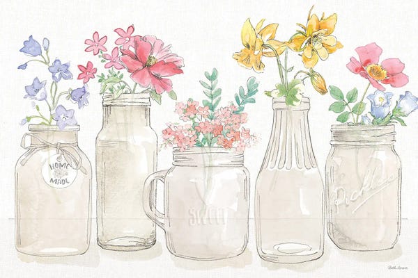 Beth Grove: Peaceful Petals I by Beth Grove