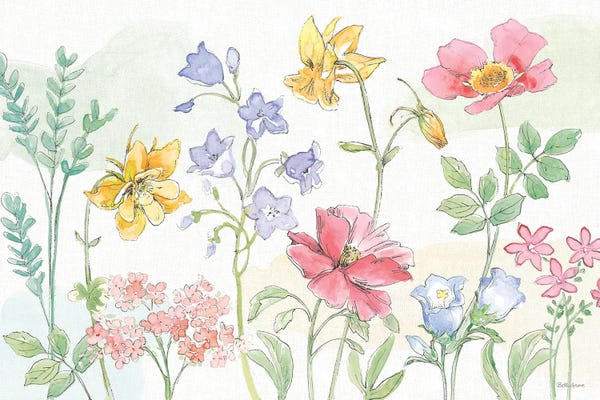 Beth Grove: Peaceful Petals VI by Beth Grove