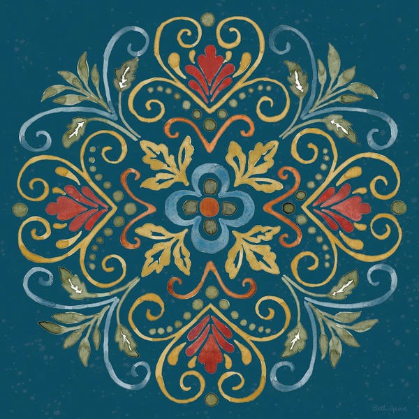 Beth Grove: Mediterranean Motif VII by Beth Grove