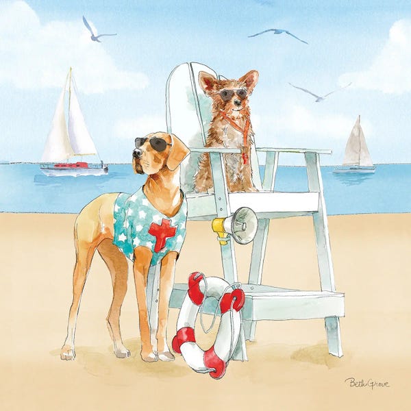 Furniture: Summer Fun at the Beach IV by Beth Grove