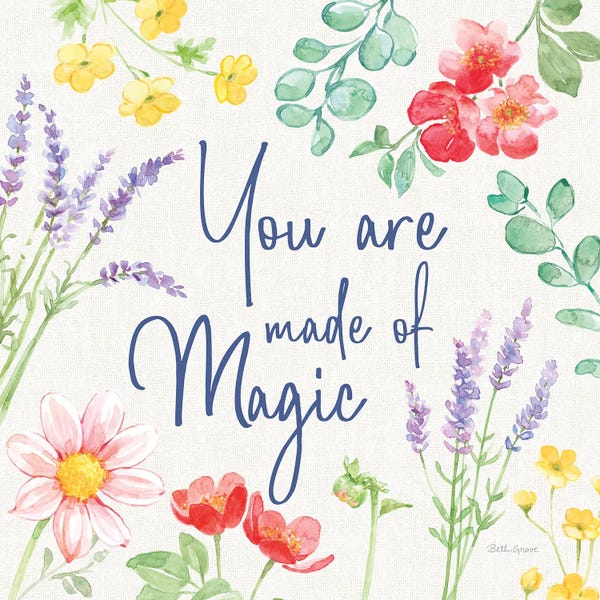 Mental Health Awareness: Fresh Floral IV by Beth Grove