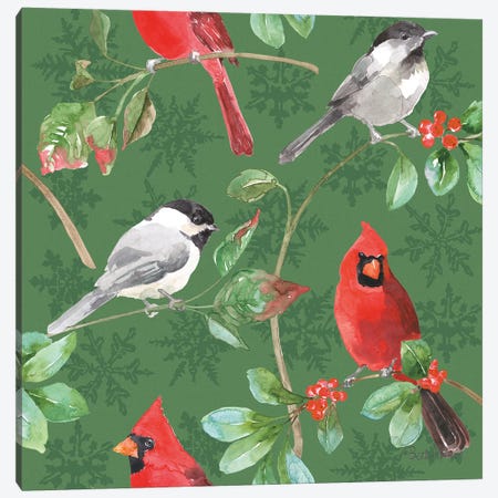 Holiday Flora Pattern IIIB Canvas Print #BEG71} by Beth Grove Canvas Print