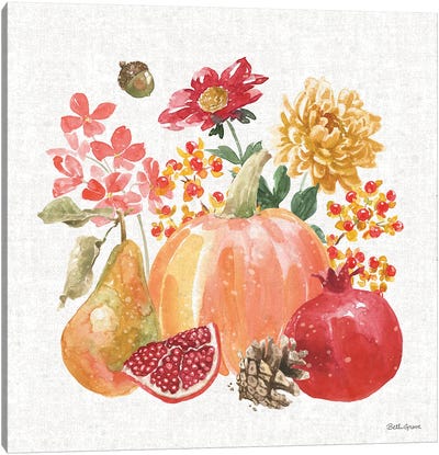 Harvest Bouquet VI Canvas Art Print - Beth Grove