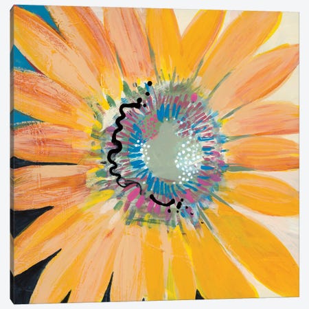 Sunshine Flower IV Canvas Print #BER68} by Leslie Bernsen Canvas Art Print