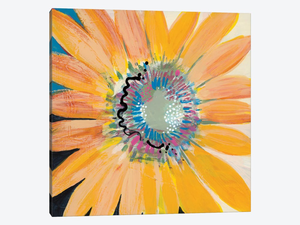 Sunshine Flower IV by Leslie Bernsen 1-piece Canvas Wall Art