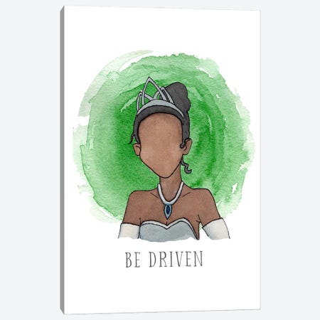 Be Driven Like Tiana Canvas Print #BEY14} by Bright Eyes Art & Design Canvas Wall Art