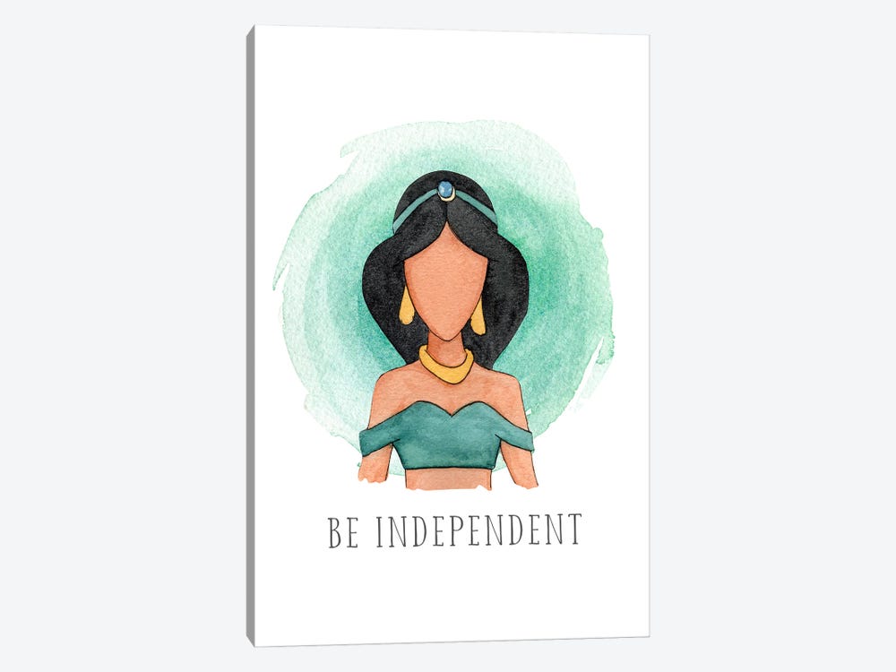 Be Independent Like Jasmine by Bright Eyes Art & Design 1-piece Art Print