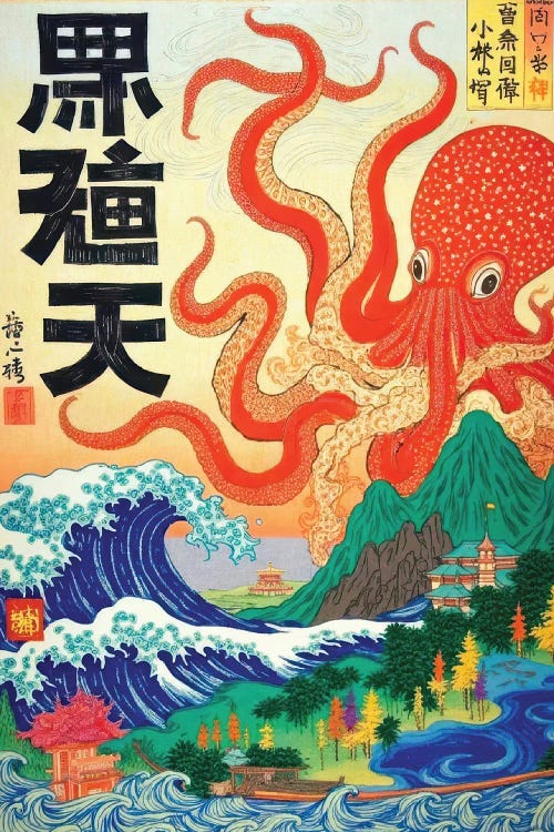 Japanese Octopus Art