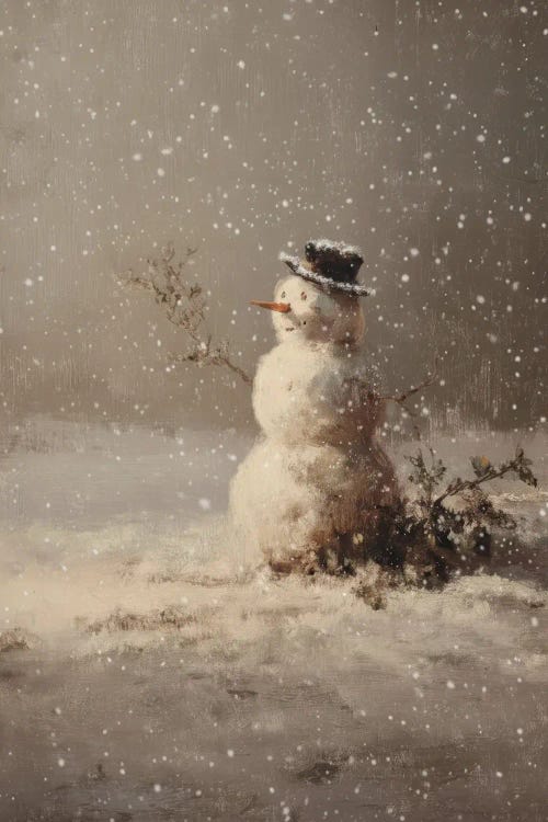 Snowman by Bona Fidesa wall art