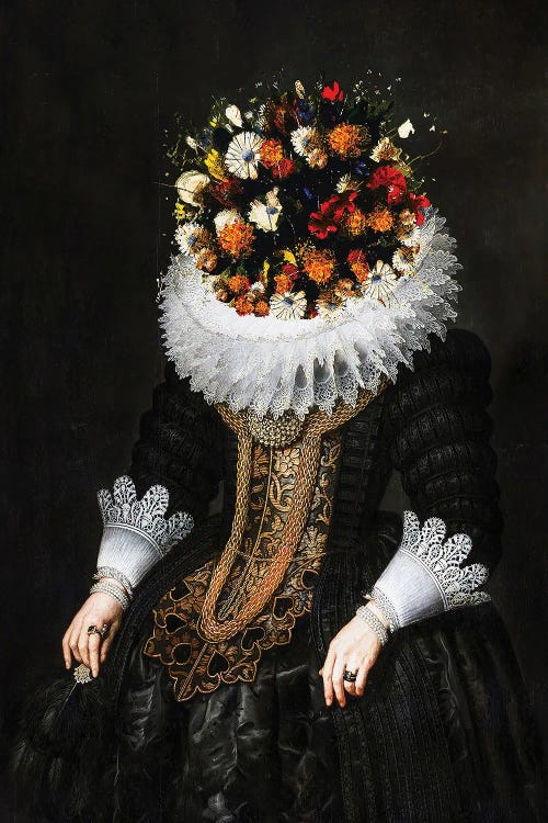 Flower-Headed Noblewoman II by Bona Fidesa wall art