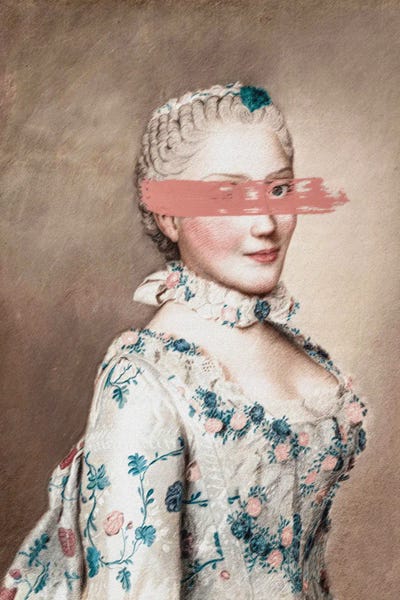 Woman Vintage Portrait IV by Bona Fidesa art print