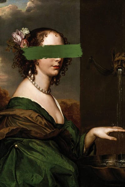 Woman Vintage Portrait V by Bona Fidesa framed wall art