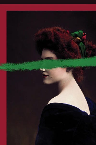 Woman Vintage Portrait VI by Bona Fidesa multi panel art