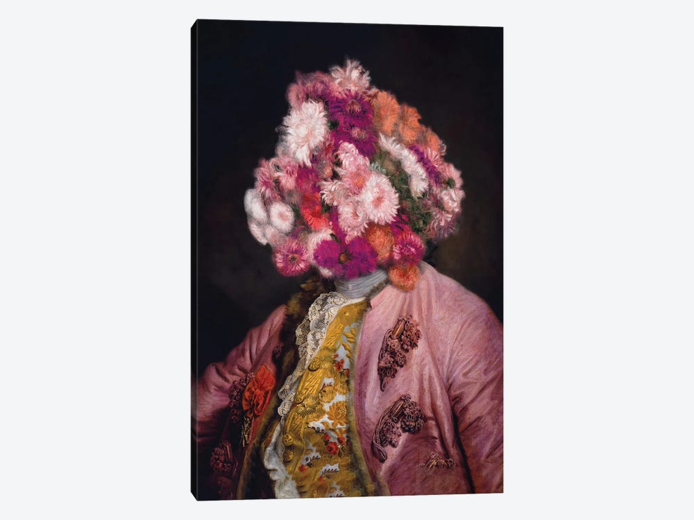 Flower-Headed Noble Portrait by Bona Fidesa 1-piece Art Print