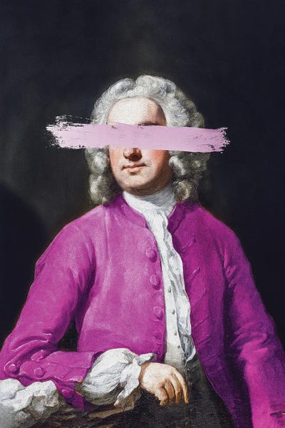 Nobleman In Purple Dress by Bona Fidesa framed wall art