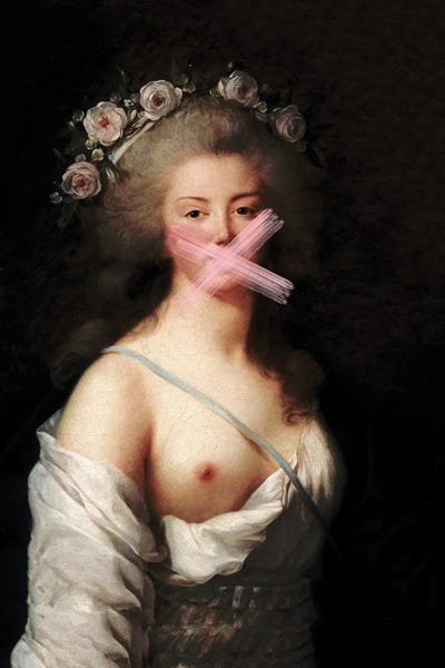 I'm Not Allowed To Talk by Bona Fidesa art print