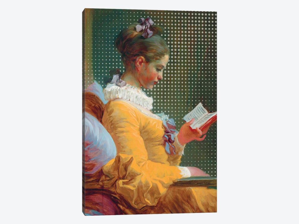 Reading Is A Virtue by Bona Fidesa 1-piece Canvas Artwork