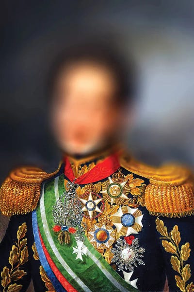 Soldier Man Vintage Portrait VI by Bona Fidesa art print