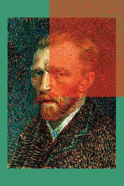 Van Gogh Portrait Collage XI by Bona Fidesa canvas print