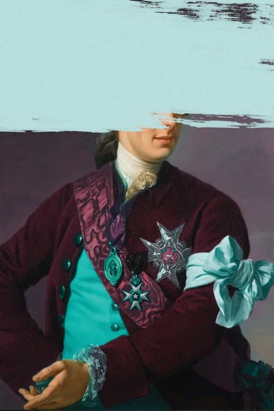 Nobleman Vintage Portrait XXXIV by Bona Fidesa framed wall art