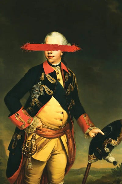 Nobleman Vintage Portrait XLIV by Bona Fidesa art print