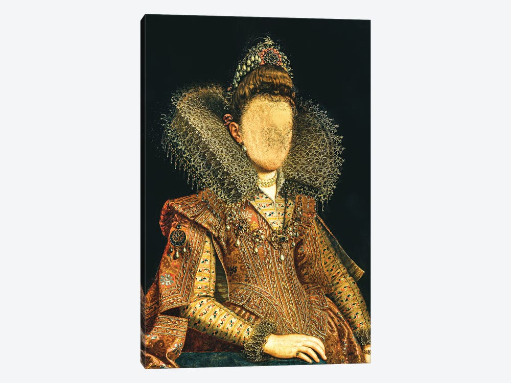 Faceless Queen Portrait by Bona Fidesa 1-piece Canvas Art