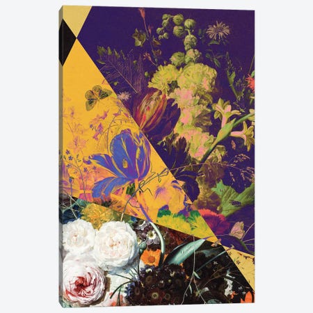 Surreal Flower Collage Canvas Print #BFD340} by Bona Fidesa Canvas Art