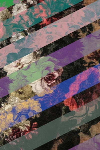 Colorful Flower Mix by Bona Fidesa art print