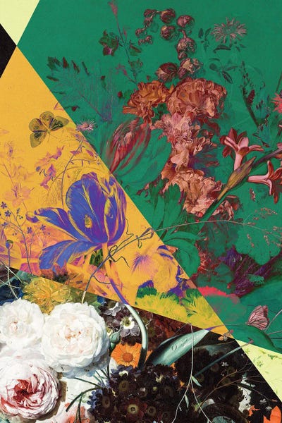 Colorful Flower Maximalist by Bona Fidesa art print