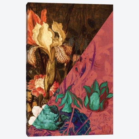Colorful Flower Eclectic Canvas Print #BFD345} by Bona Fidesa Canvas Art Print