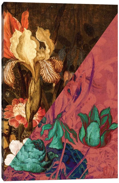 Colorful Flower Eclectic Canvas Art Print - Bona Fidesa