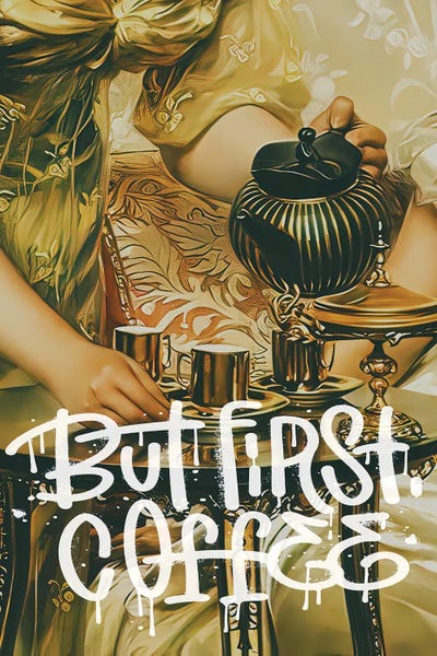 But First Coffee by Bona Fidesa art print