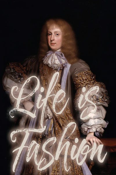 Life Is Fashion by Bona Fidesa art print