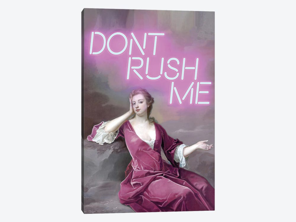 Dont Rush Me by Bona Fidesa 1-piece Canvas Art Print