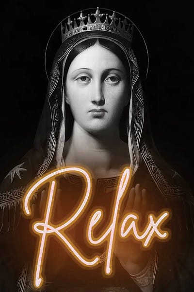 Relax Eclectic Portrait by Bona Fidesa multi panel art