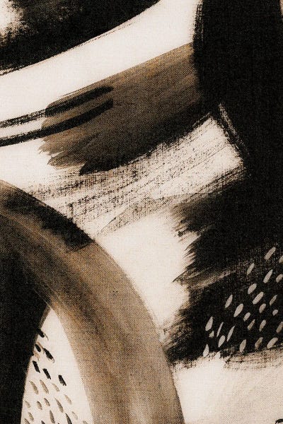 Brush Strokes - Abstract Art by Bona Fidesa canvas print