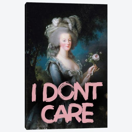 Marie Antoinette Quotes Canvas Print #BFD446} by Bona Fidesa Canvas Wall Art